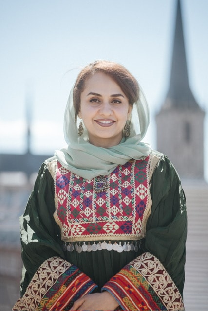Nargis Mommand Hassanzai, founder of the Farkhunda Foundation